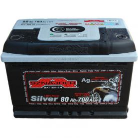 Автомобильный аккумулятор SZNAJDER Silver 6СТ-80Ah АзЕ 700A (EN)