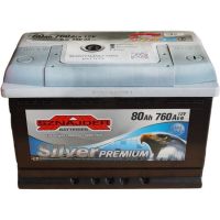 Автомобильный аккумулятор SZNAJDER Silver Premium 6СТ-80Ah АзЕ 760A (EN)
