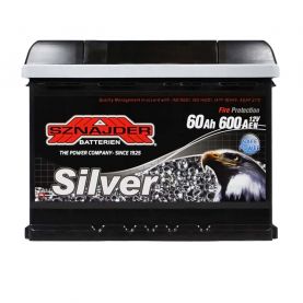 Автомобильный аккумулятор SZNAJDER Silver (L2) 60Ah 600A R+ 560 83