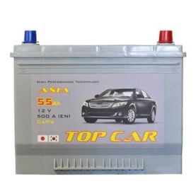 Автомобільний акумулятор TOP CAR 6СТ-55Ah АзЕ ASIA 500A (EN)