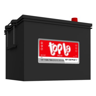 Автомобільний акумулятор TOPLA ENERGY TRUCK 6СТ-110Ah 740А (EN) EN11D7