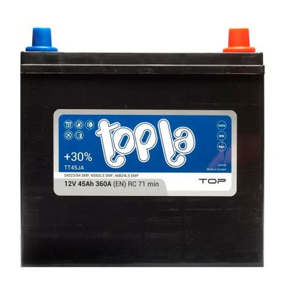 Автомобильный аккумулятор Topla TOP 6СТ-45Ah АзЕ ASIA 360A (EN) 118845