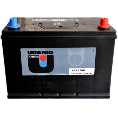 Автомобильный аккумулятор URANIO 6СТ-95Ah АзЕ ASIA 760A (EN) 895.760D