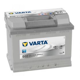 Автомобільний акумулятор VARTA Silver Dynamic D39 6СТ-63Ah Аз 610A (EN) 563401061 Автомобільний акумулятор VARTA Silver Dynamic D39 6СТ-63Ah Аз 610A (EN) 563401061