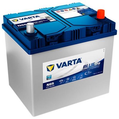 Автомобільний акумулятор VARTA Blue Dynamic EFB N65 6СТ-65Ah АзЕ ASIA 650A (EN) 565501065
