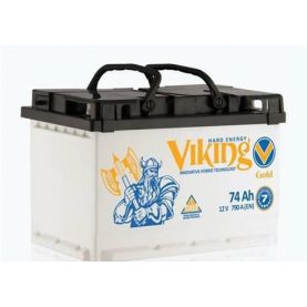 Автомобільний акумулятор VIKING Gold Premium 6СТ-74Ah АзЕ 790A (EN)