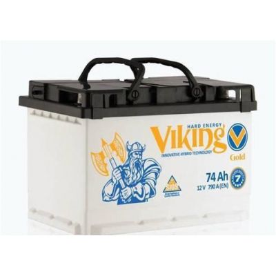 Автомобільний акумулятор VIKING Gold Premium 6СТ-74Ah АзЕ 790A (EN)
