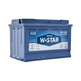 Автомобильный аккумулятор W STAR Premium 6СТ-77Ah АзЕ 800A (EN) 577 71 04