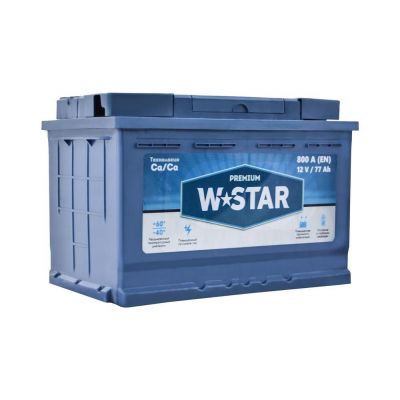Автомобільний акумулятор W STAR Premium 6СТ-77Ah АзЕ 800A (EN) 577 71 04