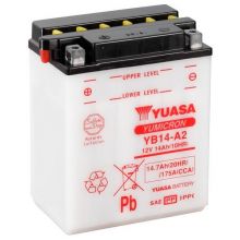 Мото аккумулятор Yuasa YuMicron Battery 6СТ-14,7Ah Аз 175А (EN) сухозаряжений YB14-A2 