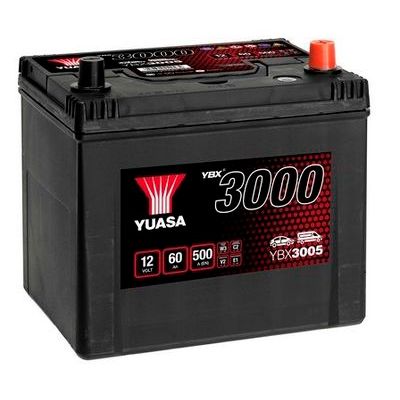 Автомобильний аккумулятор YUASA SMF Japan 6СТ-60Ah АзЕ ASIA 500A (EN) YBX3005