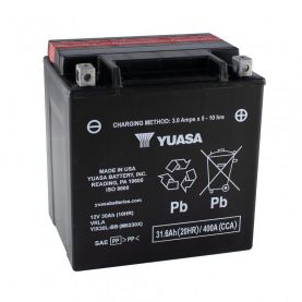 Мото аккумулятор Yuasa High Performance MF VRLA Battery AGM 6СТ-12V 31.6Ah АзЕ 386А (EN) сухозаряженный YIX30L-BS