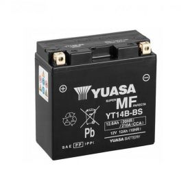 Мото акумулятор Yuasa MF VRLA Battery 6СТ-12.6Ah Аз 210А (EN) сухозаряжений YT14B-BS