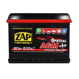 Автомобильный аккумулятор ZAP AGM 6СТ-60Ah АзЕ 630A 560 02z Автомобильный аккумулятор ZAP AGM 6СТ-60Ah АзЕ 630A 560 02z