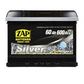 Автомобільний акумулятор ZAP Silver 6СТ-60Ah АзЕ 600A 560 83z