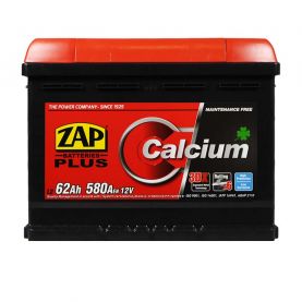 Автомобильный аккумулятор ZAP Plus 6СТ-62Ah Аз 580A 562 96
