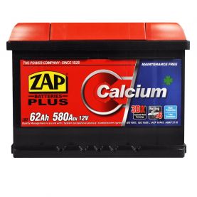 Автомобильный аккумулятор ZAP Plus 6СТ-62Ah АзЕ 580A 562 98z