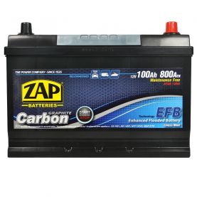 Автомобільний акумулятор ZAP Carbon Start Stop EFB Asia 6СТ-100Аh Аз 800А 600 46