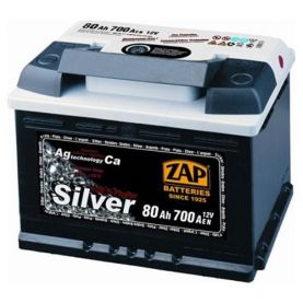 Автомобільний акумулятор ZAP Silver 6СТ-80Ah АзЕ 700A (EN)