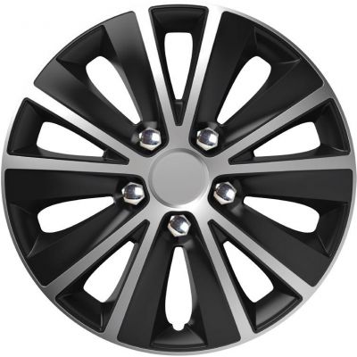 Колпак AMiO Rapide NC Silver & Black R14 серо-чёрный 10058