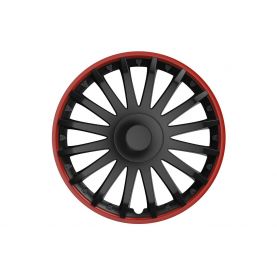 Колпак AMiO Crystal Black & Red R15 чёрно-красный 10294