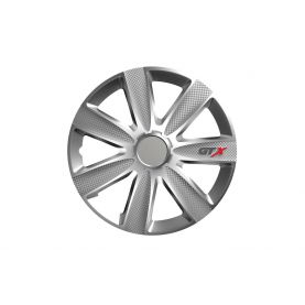 Колпак AMiO GTX Carbon R15 серый 10320