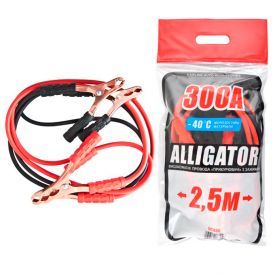 Пусковые провода CarLife ALLIGATOR 300A 2.5м BC634