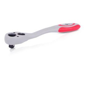 Рукоятка з храповим механізмом на 72 зуба 3/8 "вигнута Cr-v (Professional) INTERTOOL HT-2108