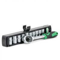 Набір головок 10 шт 1/4 "c трещеткой INTERTOOL ET-6008