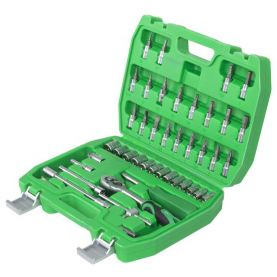 Набор инструментов 46шт, 1/4", Cr-V INTERTOOL ET-6046