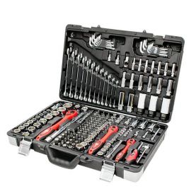 Професійний набір інструментів, 1/4 "& 3/8" & 1/2 ", 176 од. INTERTOOL ET-7176