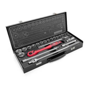 Професійний набір інструменту 1/2 ", 25 од (гол. 10-32 мм) INTERTOOL ET-6025
