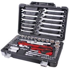 Професійний набір інструментів 1/4 "& 1/2" 61 од INTERTOOL ET-6061