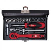 Набор инструмента 1/4", 17ед (гол. 4-13 мм) INTERTOOL ET-6017