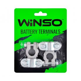 Клеми акумуляторні WINSO 2шт блістер свинець 310 г 146600