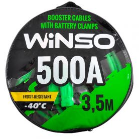 Пусковые провода WINSO Booster Cables With Battery Clamps 500А  3,5м 138510