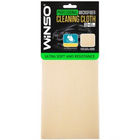 Салфетка Winso Professional Microfiber Cleaning Cloth профессиональная суперабсорбирующая искусственная замша желтая 30х40 150710