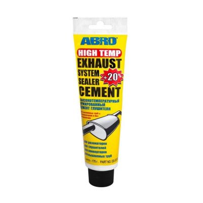 Цемент глушителя Abro Exhaust System Sealer Cement высокотемпературный армированный EC-332 170г
