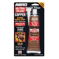 Герметик прокладка ABRO Ulta Plus Copper Gasket Maker мідний 371°С 85г 418-AB