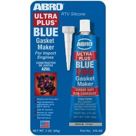 Герметик прокладка ABRO Ultra Plus Blue Gasket Maker + 343 ° C синій 410-AB 85г