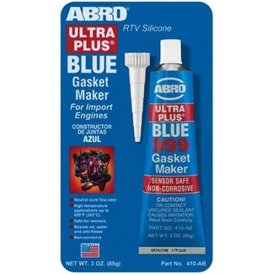 Герметик прокладка ABRO Ultra Plus Blue Gasket Maker +343°C синий 410-AB 85г