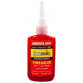 Фиксатор резьбы ABRO Threadlok красный для неразборных соединений TL-571 50мл