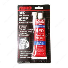 Герметик прокладка ABRO Red Gasket Maker + 343 ° C червоний 11-AB CH 85г