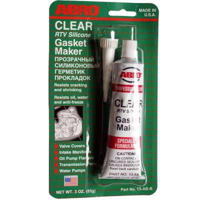 Герметик прокладка ABRO Clear Gasket Maker +260 ° C прозорий 13-AB CH 85г