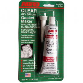 Герметик прокладка ABRO Clear Gasket Maker +260 ° C прозорий 13-AB 85г