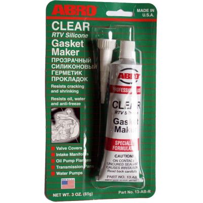 Герметик прокладка ABRO Clear Gasket Maker +260°C прозрачный 13-AB 85г