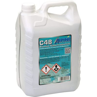 Антифриз Alpine C48 Kuhlerfrostschutz концентрат -80°C синий 5л 1715-5