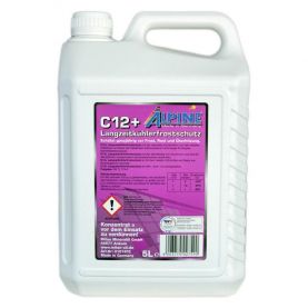 Антифриз Alpine C12+ Langzeitkuhlerfrostschutz концентрат -80°C фиолетовый 5л