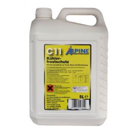 Антифриз Alpine C11 Kuhlerfrostschutz концентрат -80°C желтый 5л