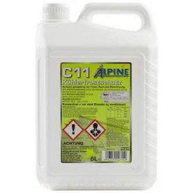 Антифриз Alpine C11 Кuhlerfrostschutz концентрат -80°C зеленый 5л